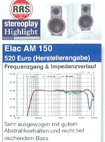 ELAC AM 150 Stereoplay (Germany) review cover 2